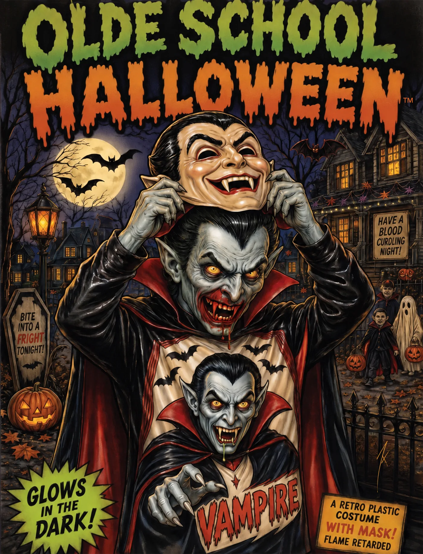 Batty For Blood Banks! poster art