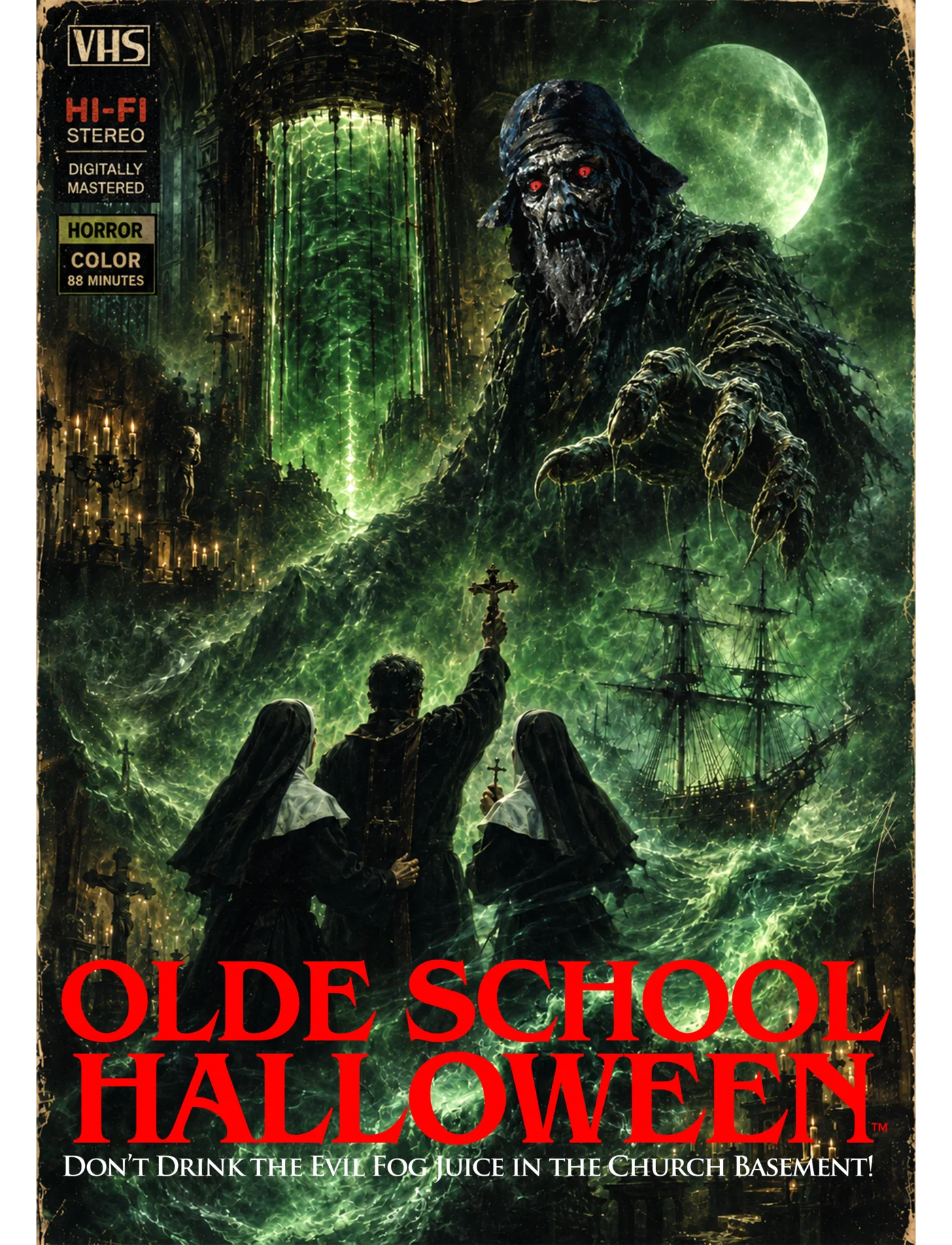 Evil Green Fog Juice poster art