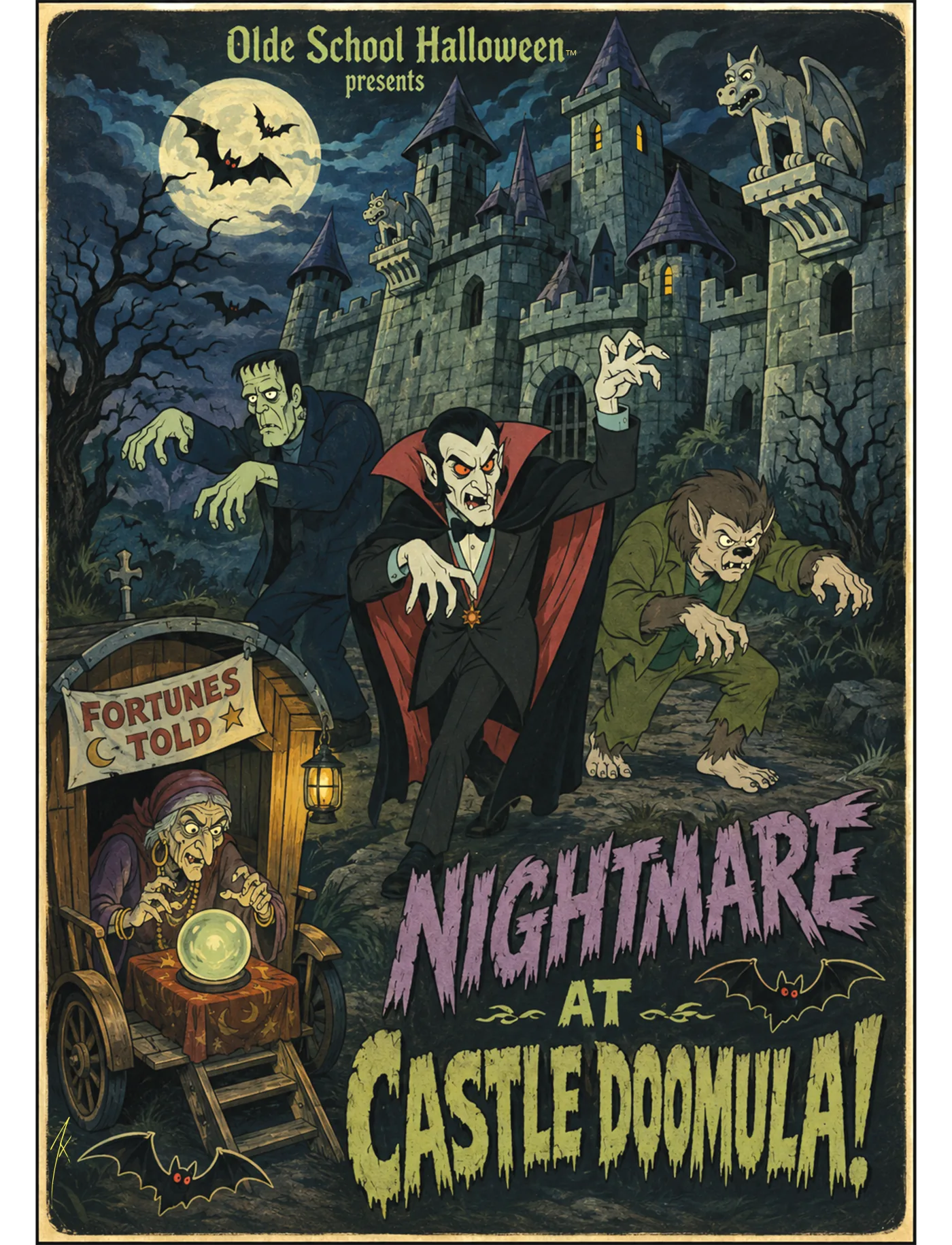 Nightmare At Castle Doomula! 2 poster art