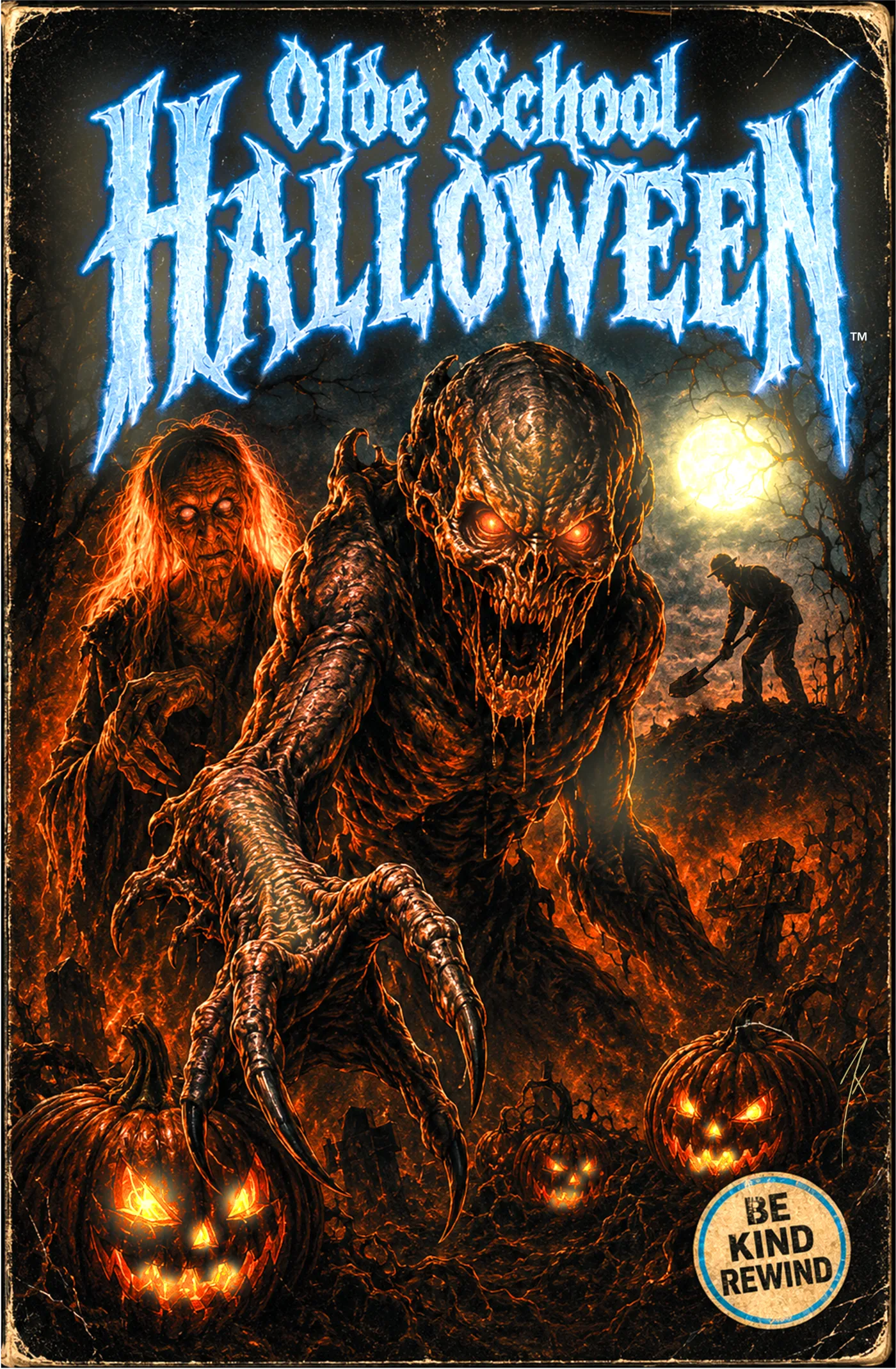Pumpkin Pickin' with Granny poster art