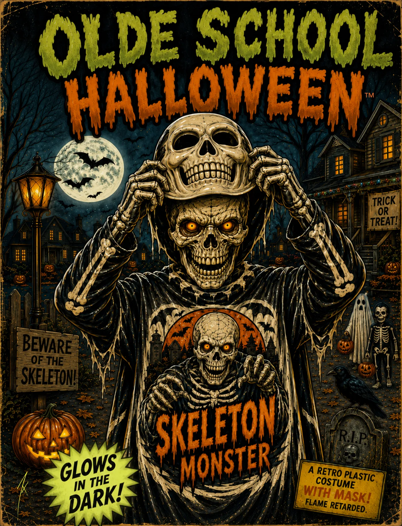 Skin Is For Suckers poster art