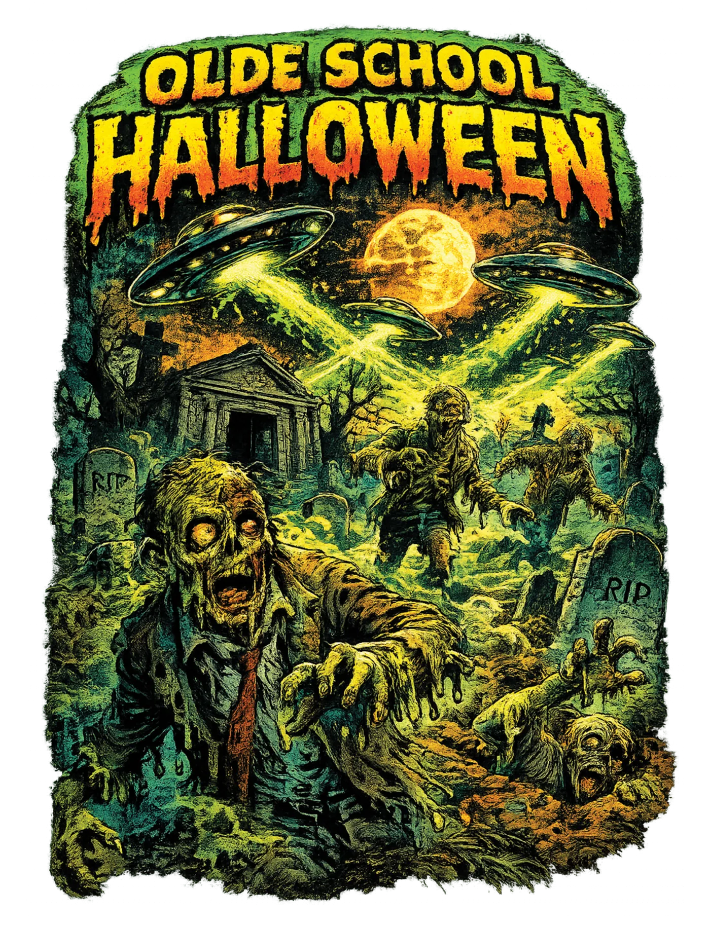 UFO Zombie Jamboree poster art