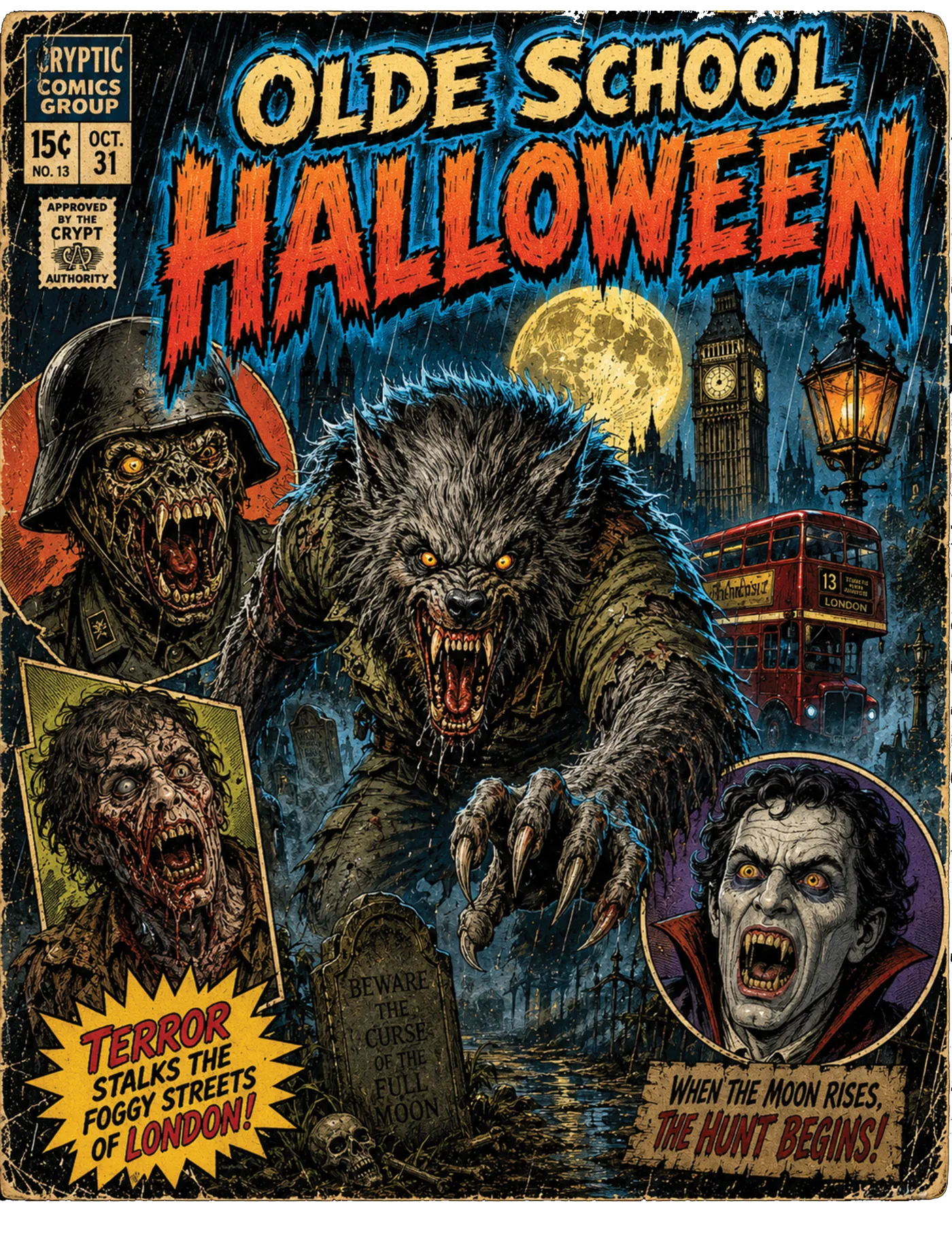 Werewolves Love London poster art