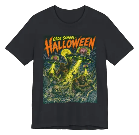 Spacebrains vs. Bigfoot vs. Undead t-shirt