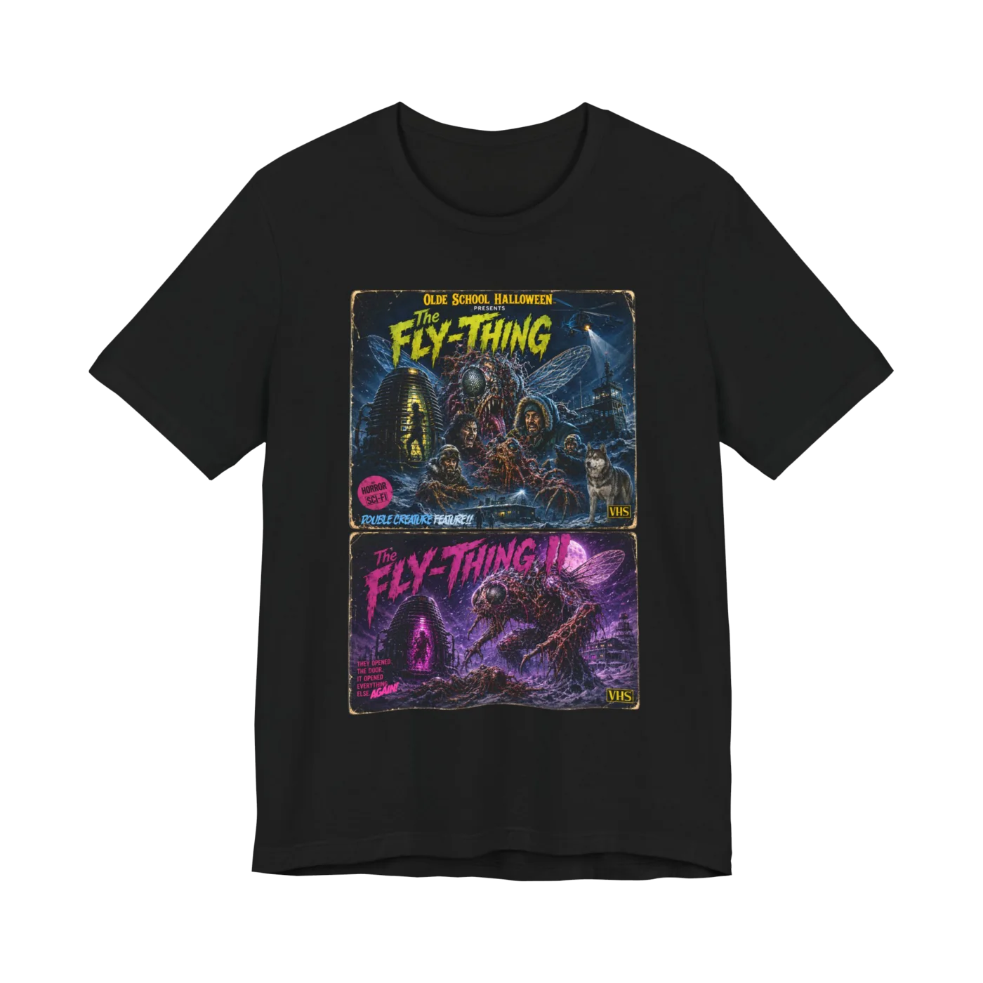 The Fly-Thing Double Creature Feature t-shirt